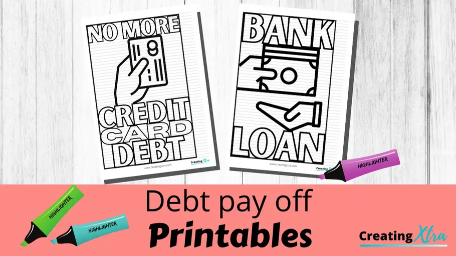 Paying off Debt printables
