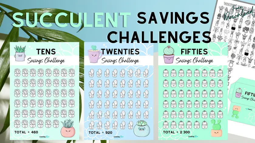 Succulent Savings Challenges